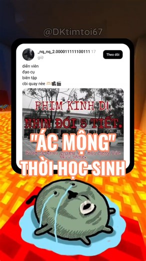 Sinh tồn trong 5 tiết 😭 #threads #memes #hocsinh