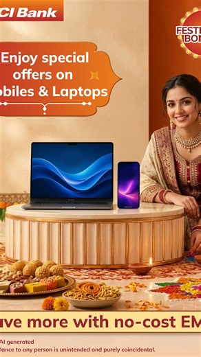 Upgrade Your Tech This Festive Season with No Cost EMIs!
