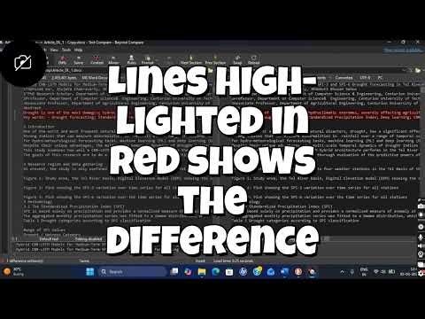 Compare 2 files using beyond compare tool