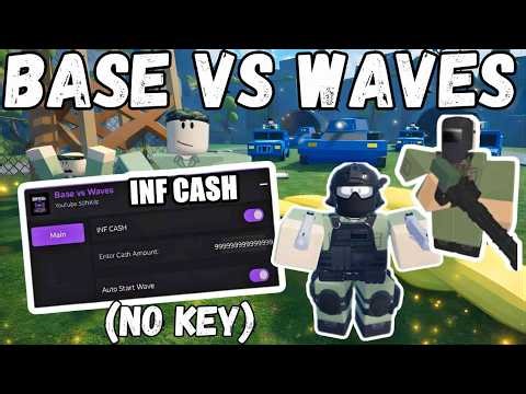 🔥 Base vs Waves Script 2026 | Infinite Cash, Auto Best Tower, Auto Win (OP GUI)