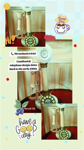 📞 Throwback trivia! This candlestick telephone design dates back to the early 1900s. While this one is a reproduction, it’s now loved as home décor, café display, and a vintage collector’s item. #vintagecollector