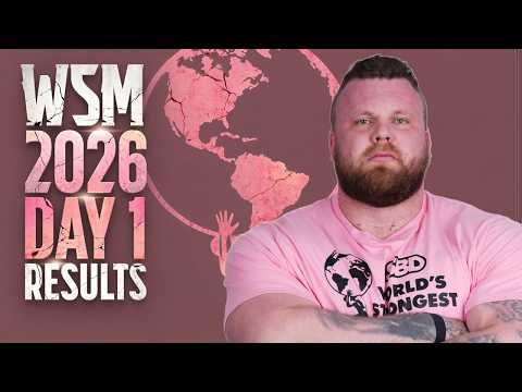 WORLD'S STRONGEST MAN DAY 1 | Surprising Results!