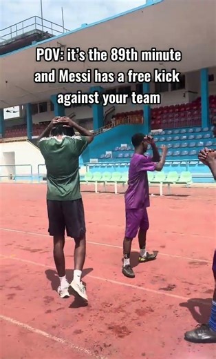 POV: 89th Minute… Messi Standing Over a Free Kick 💀