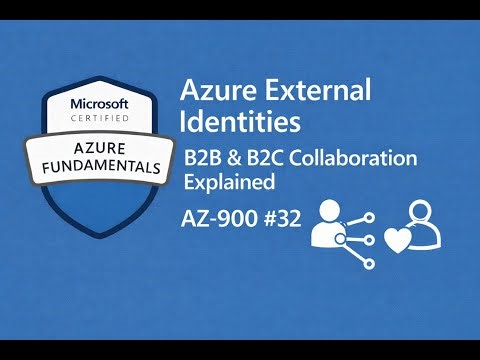 Azure External Identities | B2B & B2C Collaboration Explained | AZ-900 #32