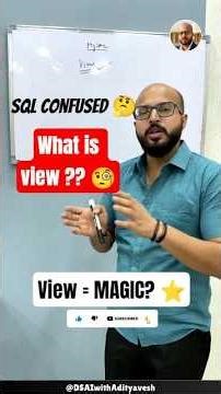 👉 MySQL View Explained in 60 Seconds 🚀 | SQL Interview Question #mysql #sql #dataanalytics