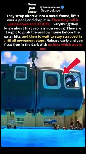 The terrifying reality of underwater escape training #military #soldiers #survival