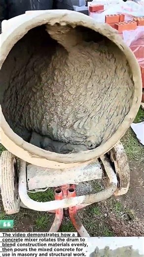 Concrete Mixing Process Using Portable Concrete Mixer | Fast and Consistent Results