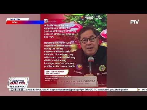 #SentroBalitaWeekend | Nabiktima ng paputok, umabot na sa 91; Anxiety at depressive symptom...