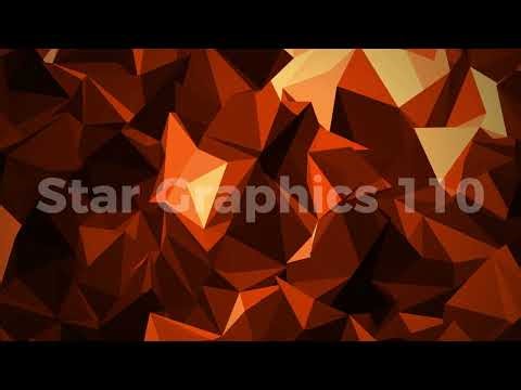 Abstract Amber Low Poly Surface 4K Seamless Loop
