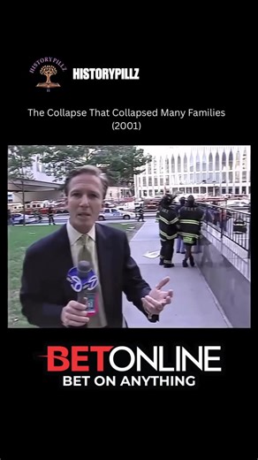 @historypillz on Instagram: "Follow @historypillz for more history and news content. On September 11, 2001, at 9:59 a.m., WABC-TV (ABC Channel 7, New York) reporter N.J. Burkett was broadcasting live from just a block away from the World Trade Center plaza, alongside his photographer Marty Glembotzky. They were recording a stand-up report when the South Tower (WTC 2) suddenly began to collapse after burning for 56 minutes. This is one of the most visceral ground-level recordings of the collapse,