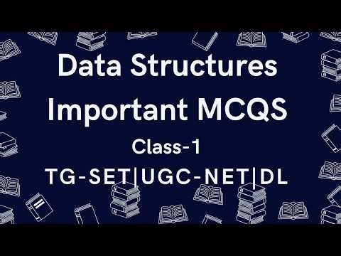 Top 20 Data Structures MCQs | Arrays, Stack, Binary Search |TS SET & UGC NET | RD CS Tutorials