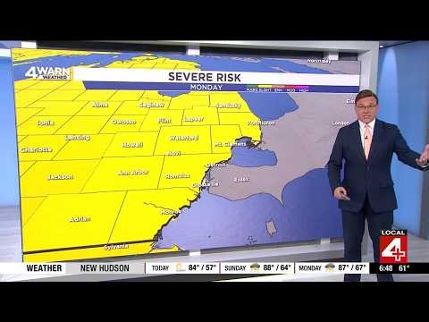 Metro Detroit Weather Forecast, July 25, 2026 -- 6:45 AM Update