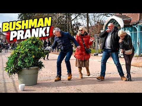 Bushman Prank Delivers Heart-Stopping Scares:Men Totally Lose It!