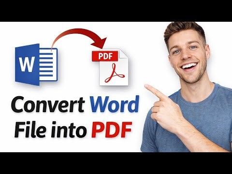 How to convert word to pdf in laptop Step by Step Guide