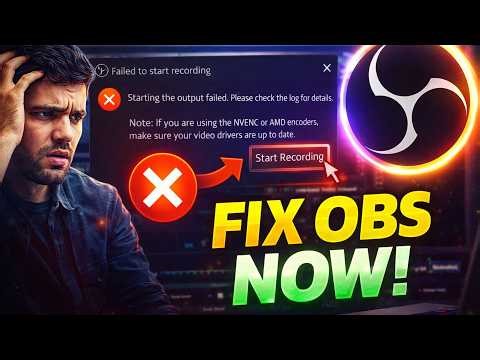 How to fix OBS Studio Recording Not Starting? | Fix OBS Studio NVENC or AMD Encoders Error | Bestech