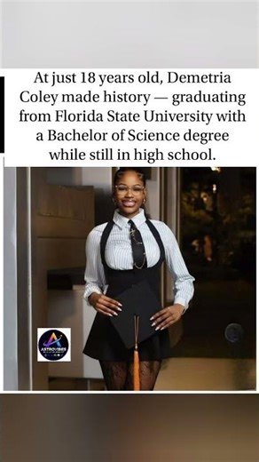 18-Year-Old Makes History Graduating FSU in High School #Genius #FSU #Graduation #BlackExcellence