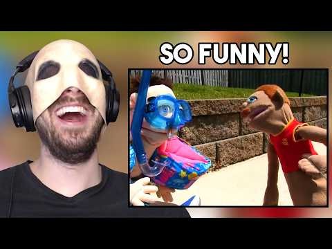So Funny! - SML Movie: Jeffy's Swimming Lessons Reaction