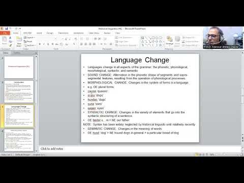 Historical Linguistics