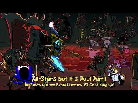All Stars but it's Pool Parti | Mario Madness V2 X Bikini Horrors V3 (FNF Cover)