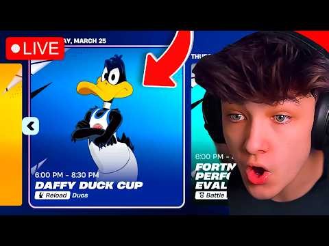 🔴LIVE! - DUO TOURNAMENT in FORTNITE! (Free Skin Early)