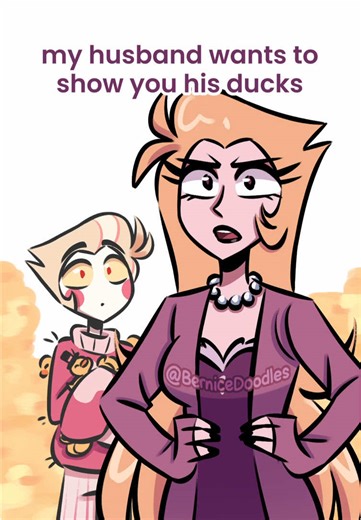 Lilith helping Lucifer with his duck podcast .. HIS PODQUACK 🦆 !!! I really like these two a lot hehehe she would totally threaten the citizens of hell to watch and listen :33 💖 Audio: YearningYardies #hazbinhotel #hazbinhotelfanart #lucifermorningstar #lilithmorningstar #lucilith