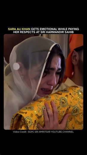 Sara Ali Khan Gets Emotional While Paying Her Respects at Sri Harmandir Sahib.