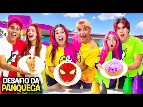 DESAFIO DA PANQUECA EM CASAL! Qual a melhor dupla?
