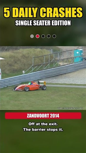 5 Daily Crashes: Single Seaters 💥 Wheels Touch, Parts Fly