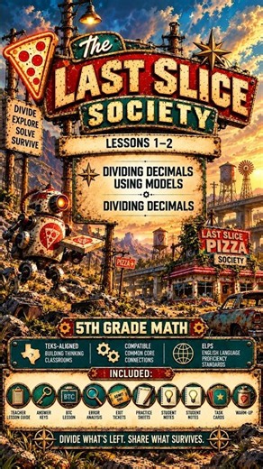 5th Grade Dividing Fractions | The Last Slice Society