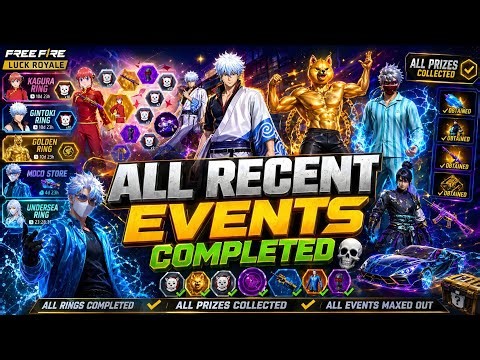 ALL RECENT EVENT'S COMPLETED 🤑 || 10,000 DIAMONDS 💎 GONE 😱 !!!