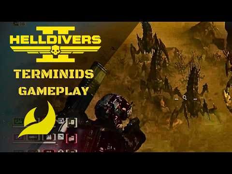 HELLDIVER Vs TERMINIDS in #helldivers2 | Helldiver 2 CINEMATIC Combat GAMEPLAY 18