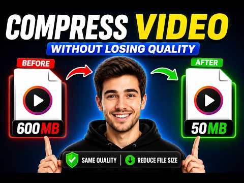 Compress Videos Without Losing Quality (FAST & EASY) | Handbrake Tutorial