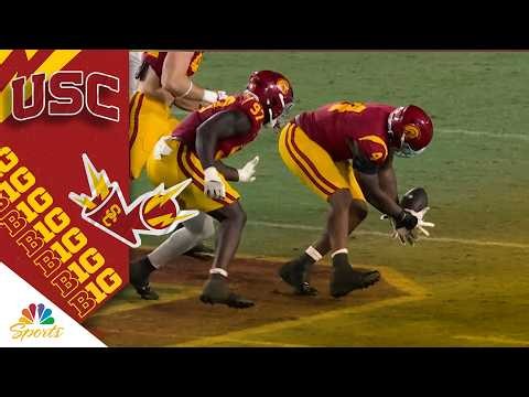 Jahkeem Stewart returns fumble for USC go-ahead touchdown | HIGHLIGHTS | Big Ten on NBC Sports