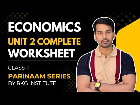 Consumer's Equilibrium & Demand - Worksheet 🔥 | Class 11 Micro Economics | PARINAAM SERIES