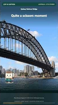Sydney Harbour Bridge: the opening interrupted by a sword!