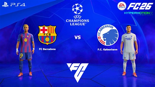 FC 26 PS4 - FC Barcelona vs Copenhagen | UEFA Champions League 2025/2026 #FC26 #EAFC26 #EASPORTSFC #PlayStation #PS4 #UCL #ChampionsLeague #FCBarcelona #Barcelona #ForçaBarça #Barça #Copenhagen #TopGoals #Goal #Skills #Celebration #Football #Soccer #Gameplay | Harris Meita
