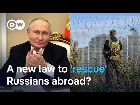 Russia's Duma gives Putin military powers to free citizens abroad | DW News
