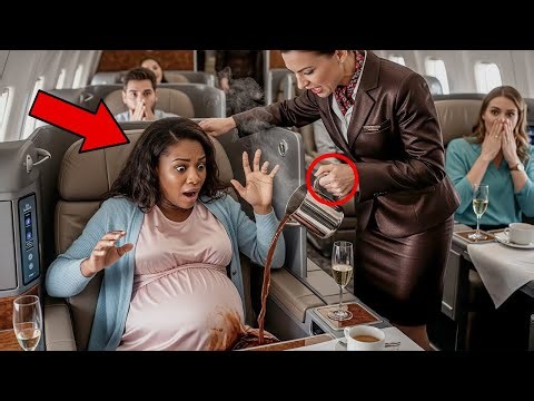 Flight Attendant Spills Boiling Coffee on Pregnant Black Woman — Seconds Later, the CEO Explodes