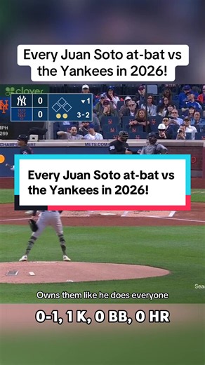 Every Juan Soto At-Bat vs the Yankees in 2026: A Compilation