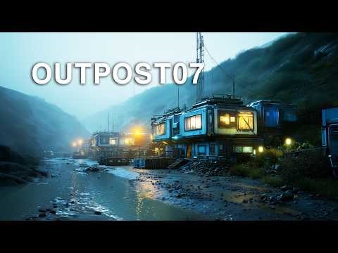 Alien Outpost Rain | Dark Ambient 30min | Lonely Planet Base | Deep Space Atmosphere