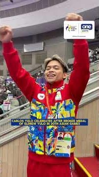 Carlos Yulo celebrates the BRONZE FINISH of younger brother Eldrew | #OSOnTheSpot