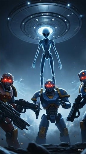 THREE ROBOT FIGHT WITH AN ALIEN OR GHOST 👻 #viral #shortvideo #ai #famous #yt #robocopy #robotdevil