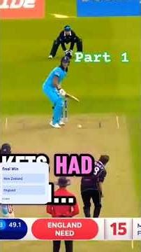 “2019 World Cup Final 😱 | England vs New Zealand | The Most Dramatic Finish Ever!”#WorldCup2019