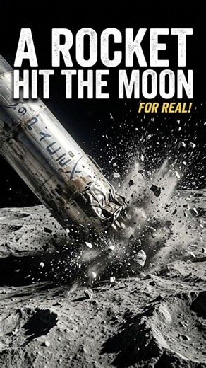 A SpaceX Rocket Hit the Moon Here's What Happened