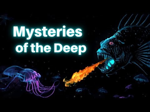 Deep Sea Creatures Documentary | Real footage of giant squid in ocean depths🌊#deepsea