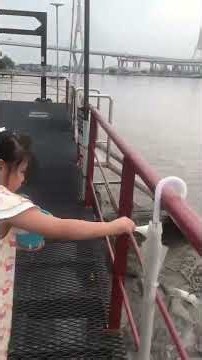#funny #family น้ำมากปลาเยอะ
