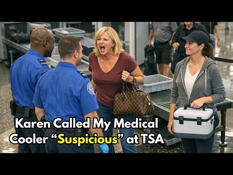 “Karen” Insisted My Medical Cooler Was 'Suspicious' at TSA — They Gave Us Permanent PreCheck Pass