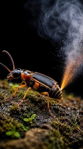 😱 The Beetle That Fires a Boiling Chemical Blast | Bombardier Beetle