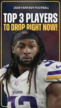 3 Players You WILL Drop After Week 1! | Fantasy Football #shorts