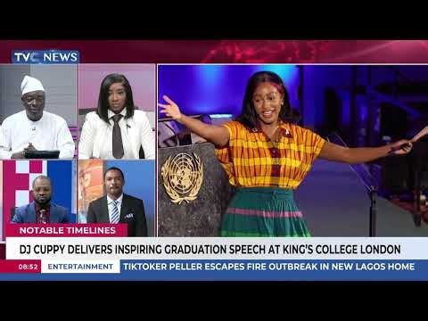 Notable Timelines: DJ Cuppy Delivers Inspiring Graduation Speech at King’s College London